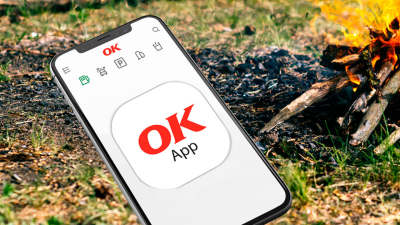 Dobbelt støtte til spejderne med OK's app